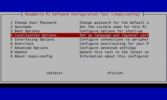 Localisation Options