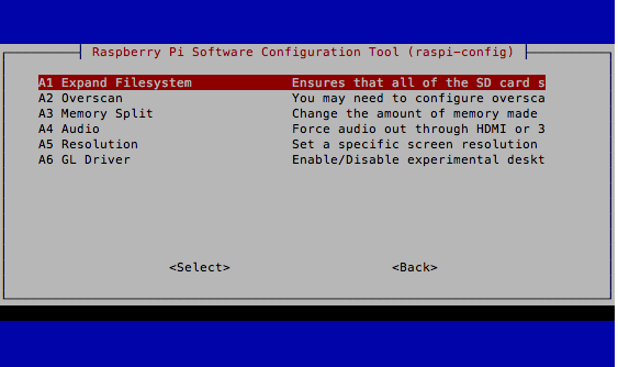 Expand Filesystem